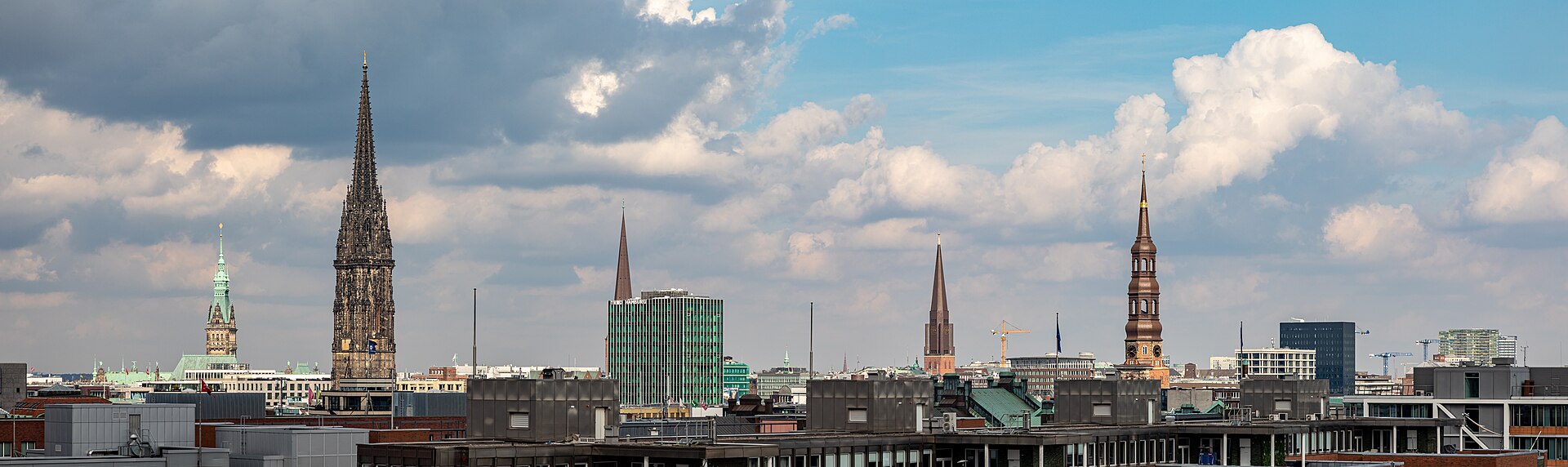 Hamburg Hafen Skyline